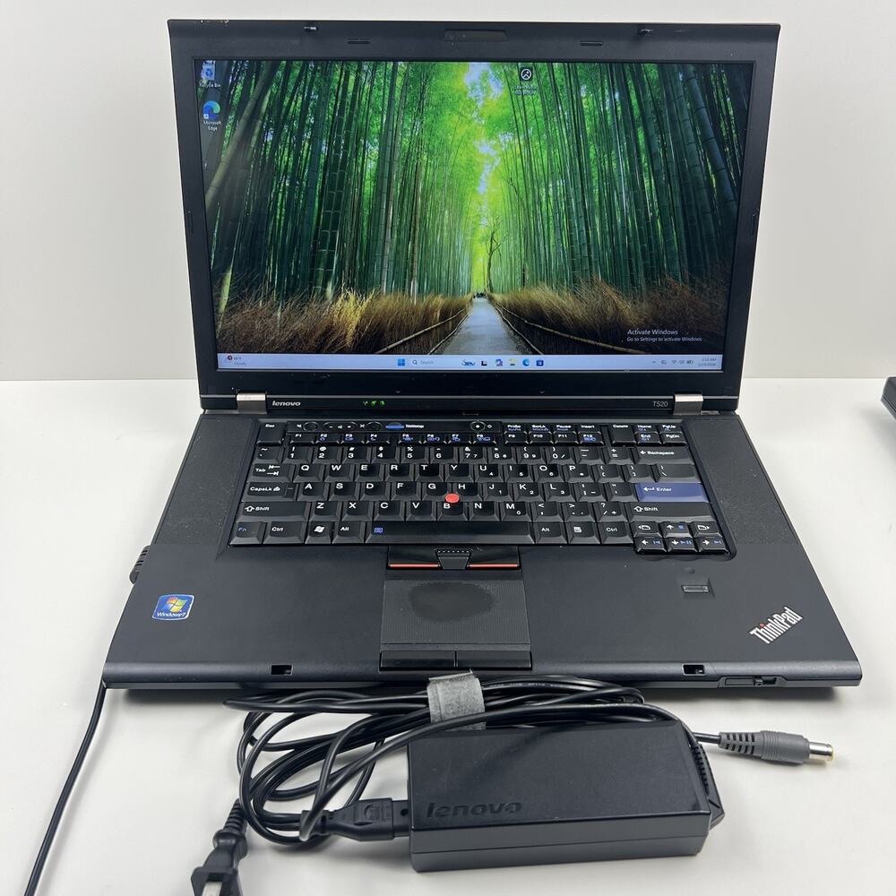 Lenovo ThinkPad T520 Intel i7-2640M 8GB 320GB HDD Win 11 w/ Charger|ELP68, READ